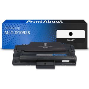 PrintAbout - Toner MLT-D1092S - Zwart - Geschikt voor Samsung - 2.400 afdrukken