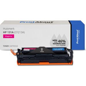 Huismerk - HP 131A - Toner - Magenta - 42% Besparing per Afdruk