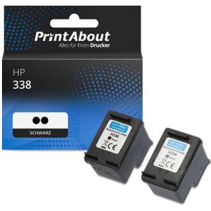 Druckerpatrone kompatibel mit HP 338 (CB331EE) 2x Schwarz - Multipack