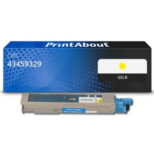 Toner kompatibel mit OKI 43459329 - Gelb