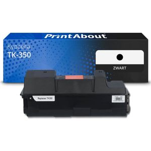 PrintAbout huismerk Toner TK-350 Zwart Geschikt voor Kyocera