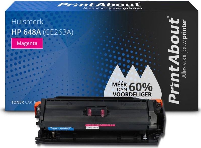 PrintAbout HP 648A (CE263A) toner magenta