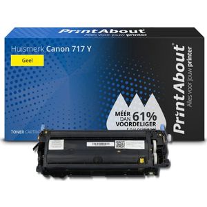 PrintAbout  Toner 717 Y Geel geschikt voor Canon