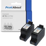 PrintAbout - Inktcartridge - Alternatief voor HP C6578A - 3 Kleuren - 48ml