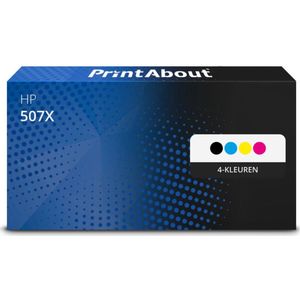 PrintAbout - Alternatief voor HP CE400X - Tonercartridge - 4 Kleuren