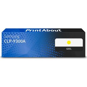 PrintAbout huismerk Toner CLP-Y300A Geel Geschikt voor Samsung