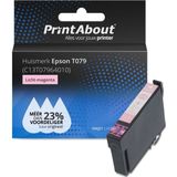 PrintAbout - Inktcartridge - Licht-magenta - Geschikt voor Epson