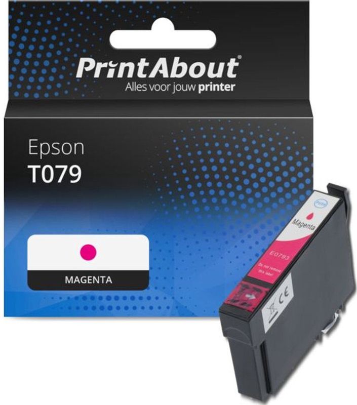 PrintAbout - Inktcartridge T079 - Magenta - Geschikt voor Epson
