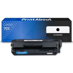 PrintAbout huismerk Toner 703 Zwart Geschikt voor Canon