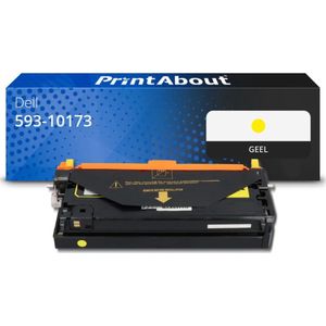 PrintAbout huismerk Toner 593-10173 (NF556) Geel Geschikt voor Dell