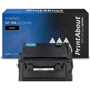 PrintAbout  Toner 39A (Q1339A) Zwart geschikt voor HP