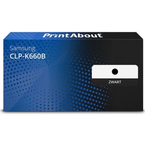 PrintAbout - CLP-K660B - Toner Zwart - Huismerk - Hoge Inhoud