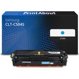 PrintAbout huismerk Toner CLT-C504S (SU025A) Cyaan Geschikt voor Samsung