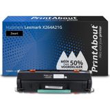 PrintAbout  Toner X264A21G Zwart geschikt voor Lexmark