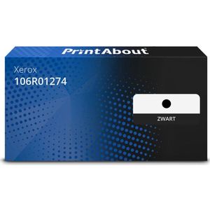 PrintAbout huismerk Toner 106R01274 Zwart Geschikt voor Xerox