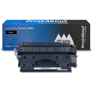 PrintAbout  Toner 708H Zwart Hoge capaciteit geschikt voor Canon