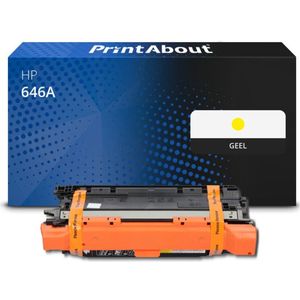 PrintAbout huismerk Toner 646A (CF032A) Geel Geschikt voor HP