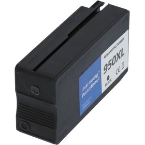 PrintAbout  Inktcartridge 950XL (CN045AE) Zwart Hoge capaciteit geschikt voor HP