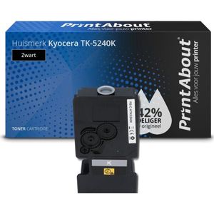 PrintAbout  Toner TK-5240K Zwart geschikt voor Kyocera