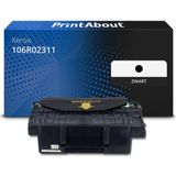 PrintAbout - Toner 106R02311 - Zwart - Geschikt voor Xerox
