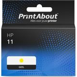 PrintAbout - Inktcartridge - Geel - Geschikt voor HP - C4838A