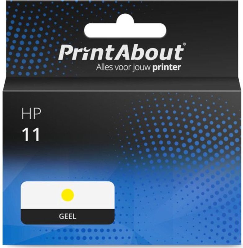 PrintAbout - Inktcartridge - Geel - Geschikt voor HP - C4838A