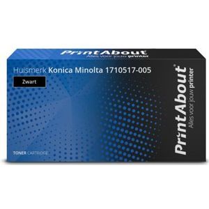 PrintAbout huismerk Toner 1710517-005 Zwart Geschikt voor Konica Minolta