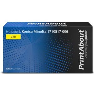 PrintAbout  Toner 1710517-006 Geel geschikt voor Konica Minolta