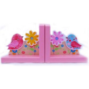 Boekensteunset Vogeltjes (Roze)