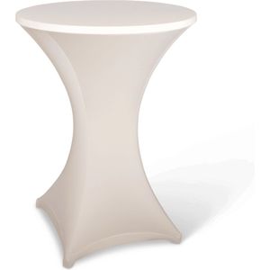 Statafelshop - Statafelrok - Ecru - Ø85 cm