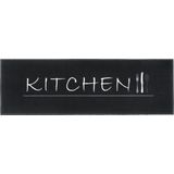 Keukenmat Kitchen zwart 50x150 cm
