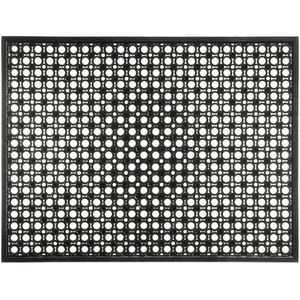 Deurmat Lizzy, afm. 48 x 62 cm, zwart