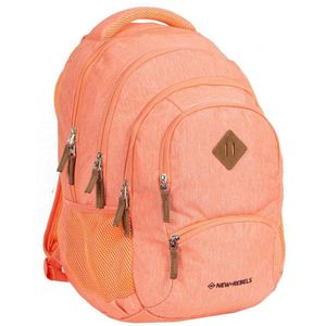 New Rebels ® BTS 4 schooltas met laptopvak soft Pink