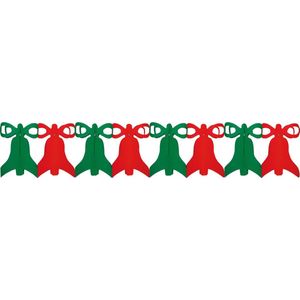Kerst slinger - kerstklokken - 3 meter - papier - brandvertragend - kerstversiering