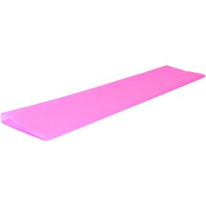 Crepe papier platte vellen - roze - 250 x 50 cm - Knutsel papier