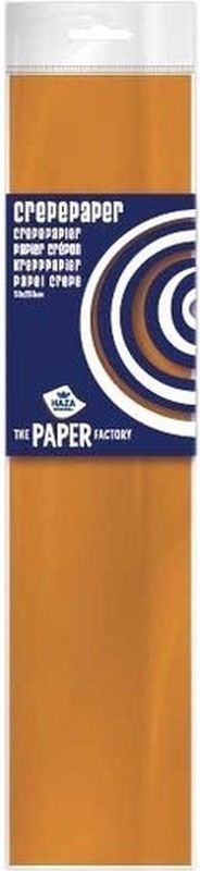 Crepe papier platte vellen - oranje - 250 x 50 cm - Knutselen met papier - Knutselspullen