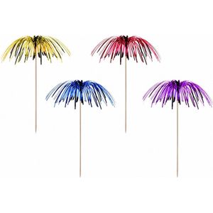 Papstar Decoratieprikkers - 10 stuks - Vuurwerk - 24 cm