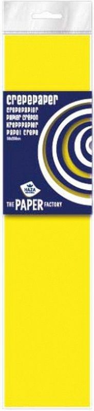 Crepe papier platte vellen - neon geel - 250 x 50 cm - Knutselen met papier - Knutselspullen