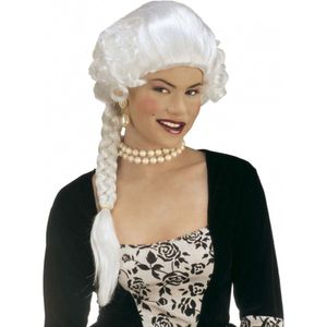 Witte prinsessen pruik - Verkleedpruiken