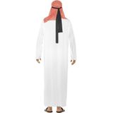 Arabier/sjeik verkleed kostuum - wit - 2-delig - voor volwassenen - 1001 nacht