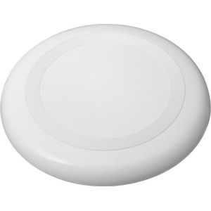 Kunststof witte frisbees 23 cm