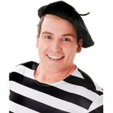 Franse baret zwart