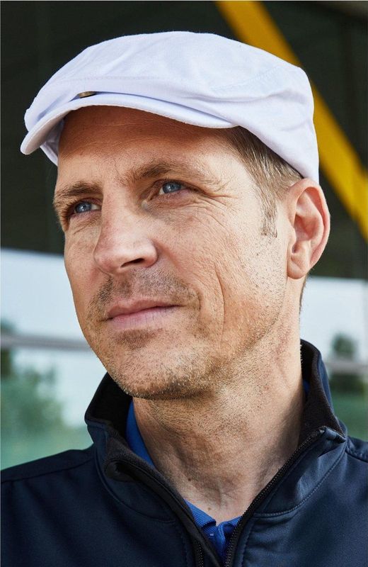 Flat Cap Wit Voor Volwassenen
