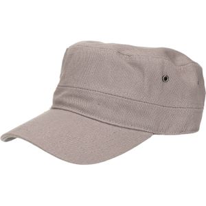 Myrtle Beach Leger/army pet voor volwassenen - grijs - Militairy look rebel cap - verstelbaar