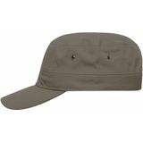 Myrtle Beach Leger/army pet voor volwassenen - olijfgroen - Militairy look rebel cap - verstelbaar