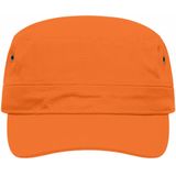 Myrtle Beach Leger/army pet voor volwassenen - oranje - Militairy look rebel cap - verstelbaar