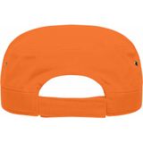 Myrtle Beach Leger/army pet voor volwassenen - oranje - Militairy look rebel cap - verstelbaar