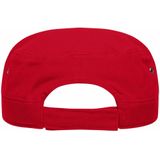 Myrtle Beach Leger/army pet voor volwassenen - rood - Militairy look rebel cap - verstelbaar