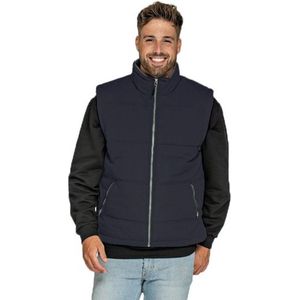 Lemon & Soda Outdoor bodywarmer voor heren - blauw - winddicht - mouwloos - sport en vrije tijd vest XL
