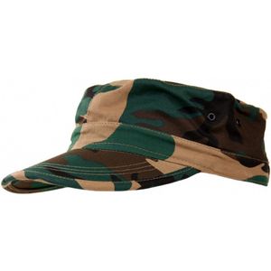 Woodland camouflage army cap kids